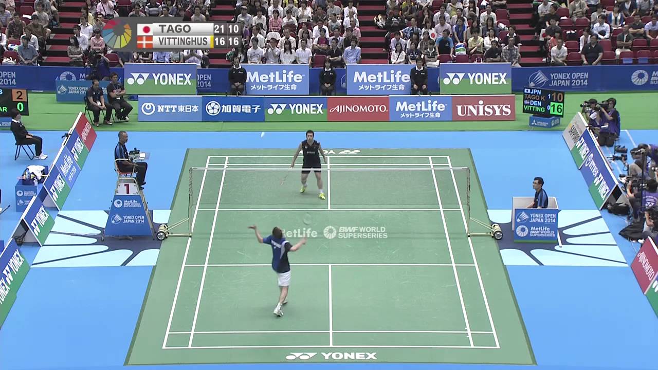 QF - MS - Kenichi Tago vs Hans-Kristian Vittinghus 2014 YONEX OPEN JAPAN