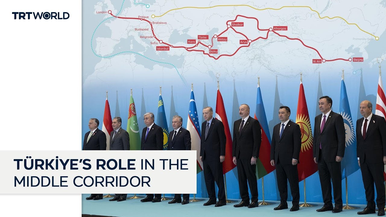 What is the Middle Corridor and what role does T&uuml;rkiye play in it?