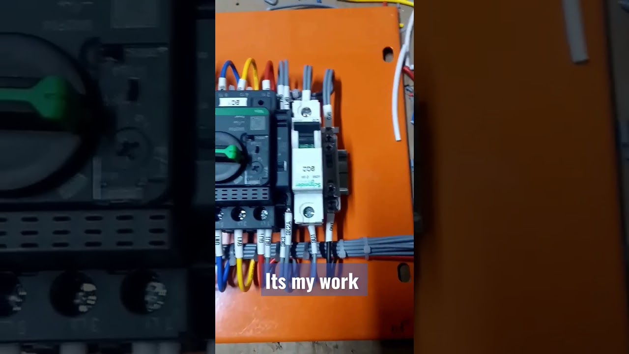 Electrician panel wiring work