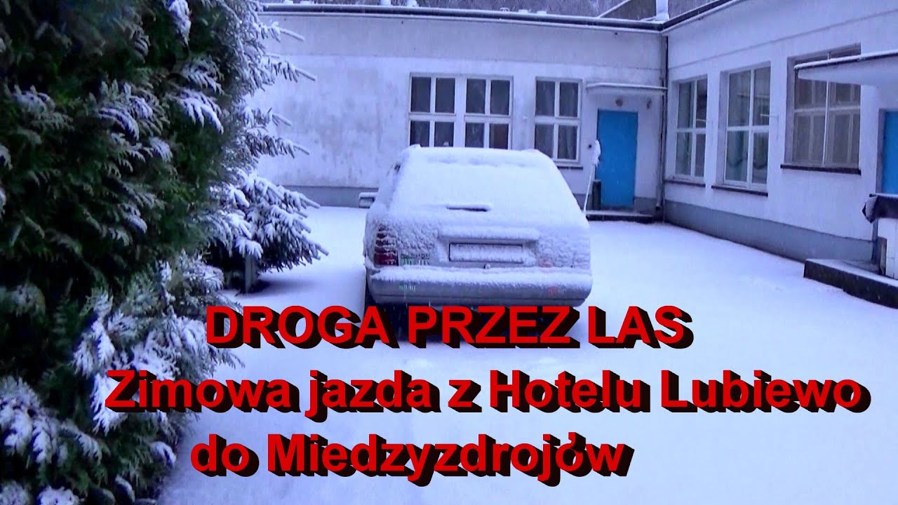 89#Zimowa jazda z Hotelu Lubiewo do Netto w Międzyzdrojach