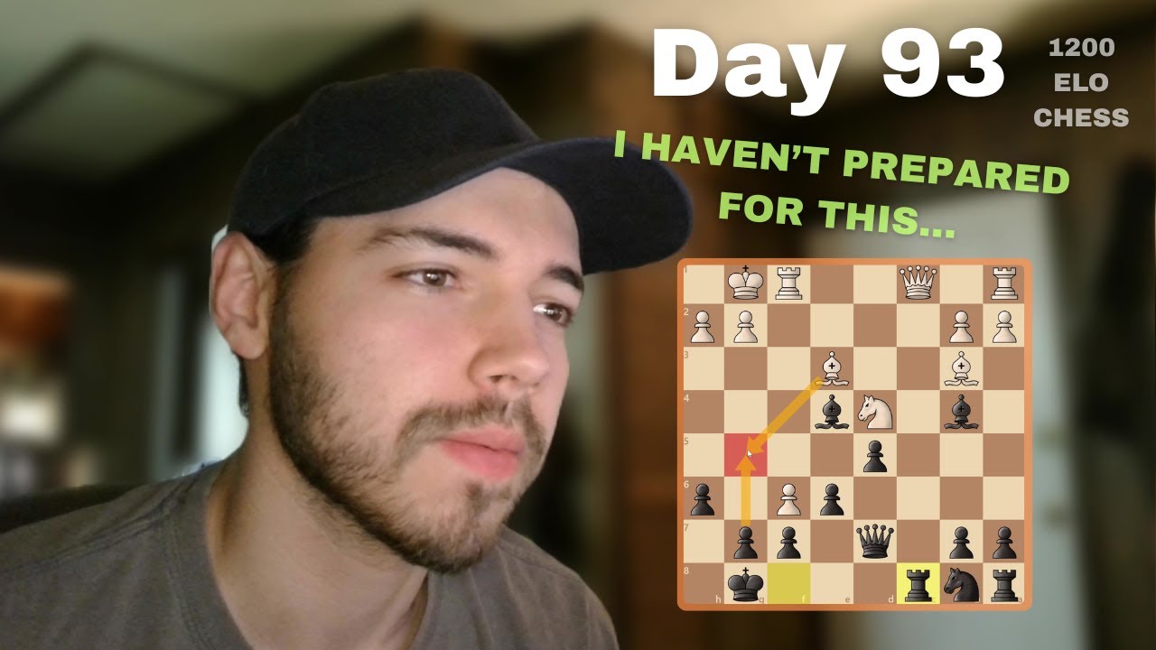 DAY 93 - Playing Chess Every Day Until I Reach 1500 Elo
