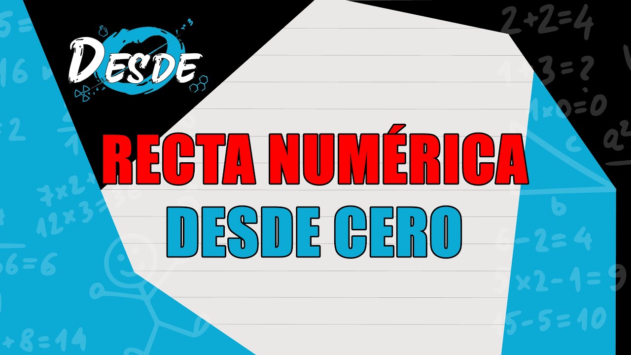 RECTA NUMÉRICA desde cero- Aritmética desde cero