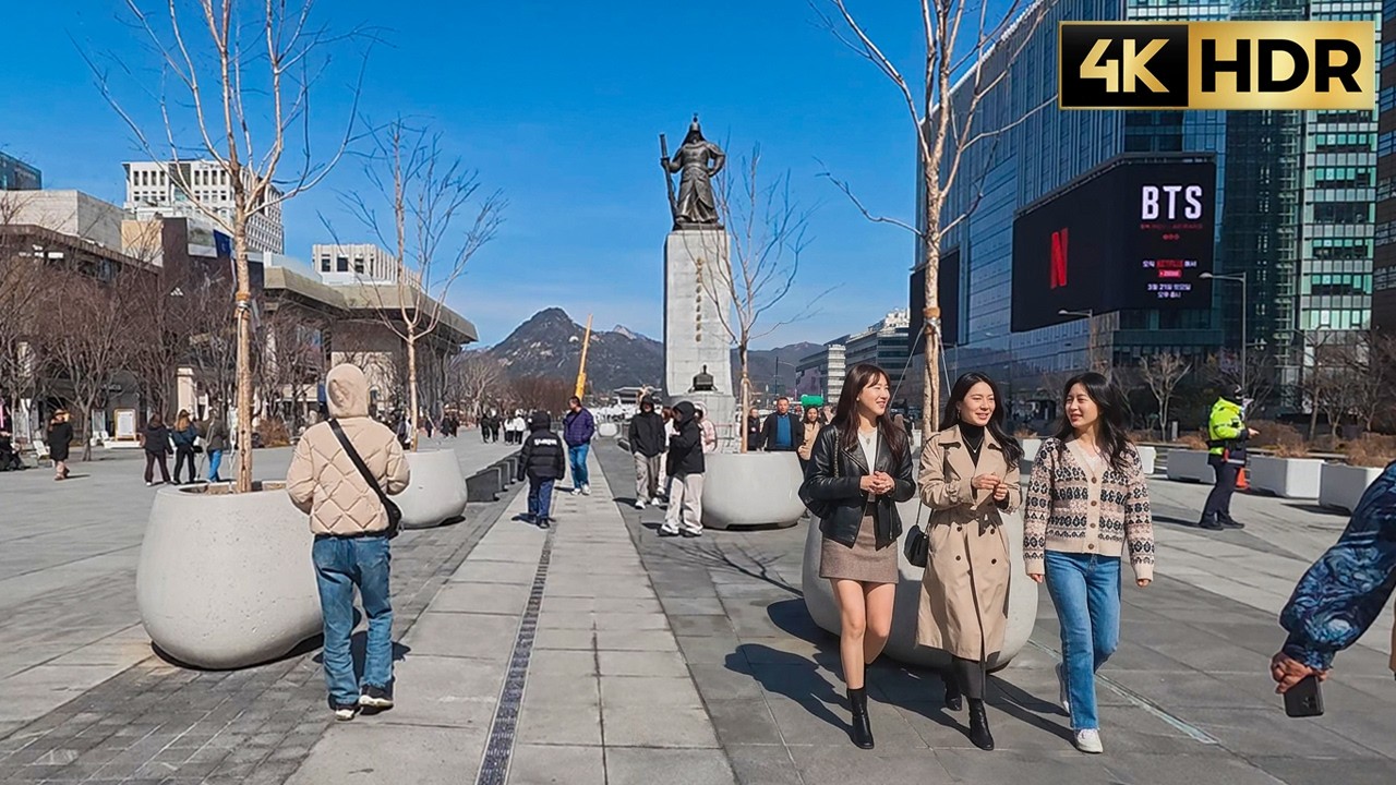Seoul Walk 4K | Insadong to Gwanghwamun Square & Cheonggyecheon to Euljiro | 인사동 광화문 청계천 을지로 산책