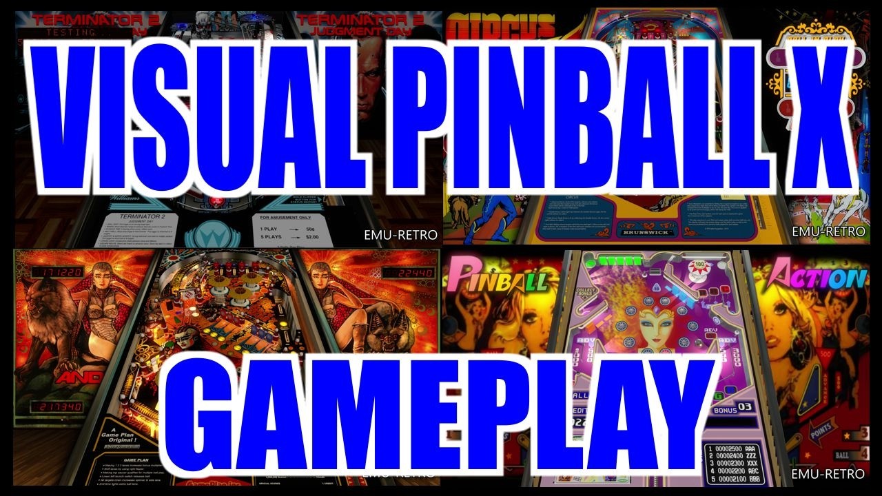 VISUAL PINBALL X - JUGANDO A LOS PINBALLS