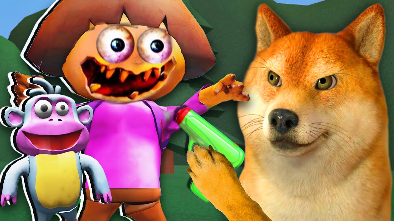 ENFRENTEI A DORA DO MAL | Hungry Nora | Roblox