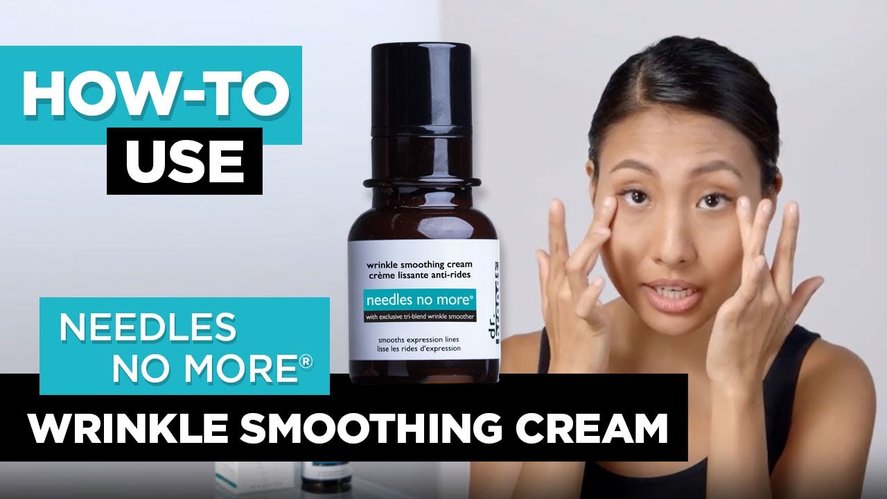 How to use needles no more wrinkle smoothing cream