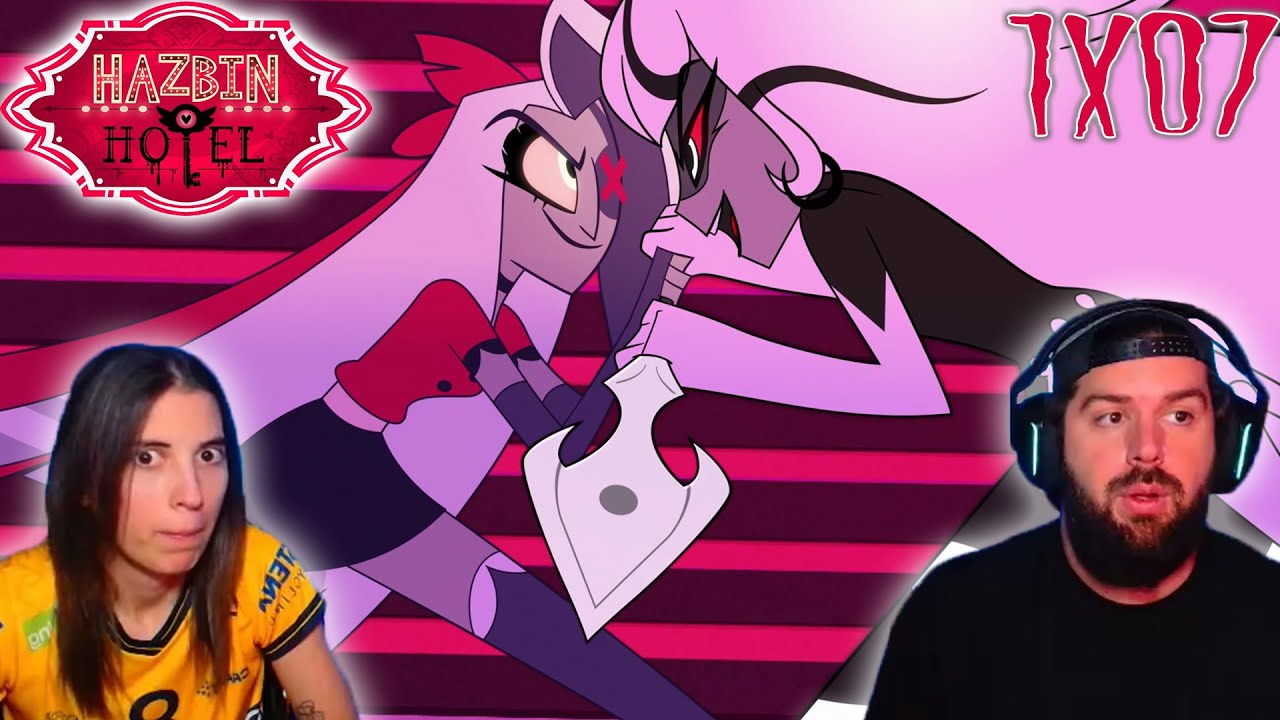 ¡NOS PREPARAMOS PARA PELEAR! - REACCIONANDO POR PRIMERA VEZ A HAZBIN HOTEL EN ESPAÑOL 1X07