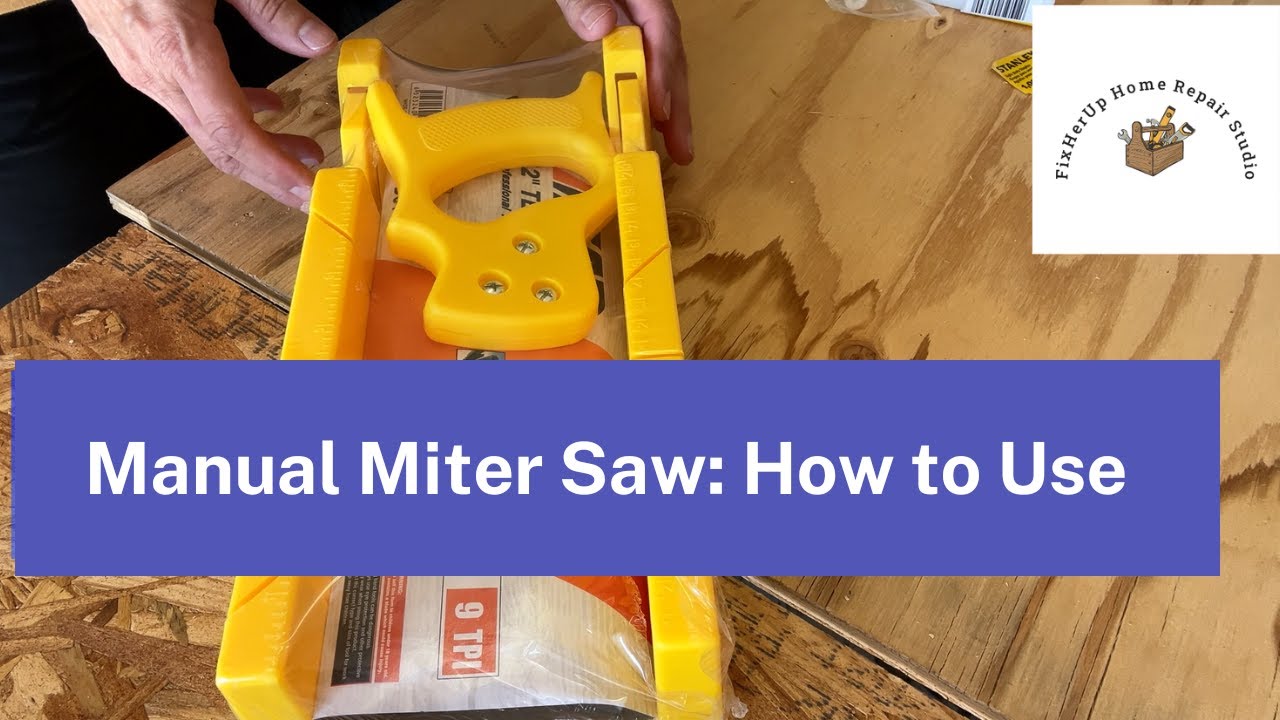 Mastering Precision:  Exploring the Miter Box and Hand Saw
