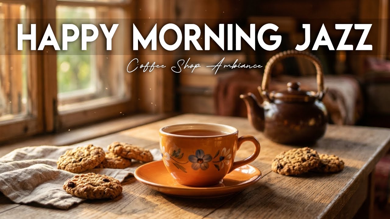 Happy Morning 2026 ✨ Sweet Coffee Jazz Music & Holiday Bossa Nova Instrumental for Stress Relief