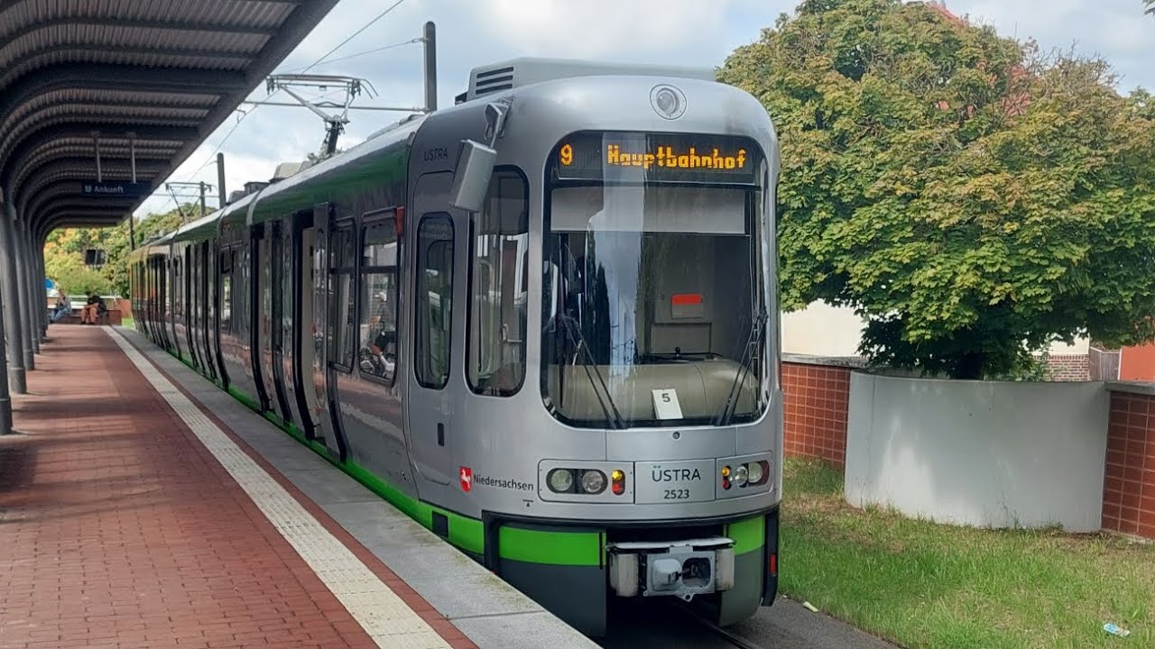 Stadtbahn Hannover | Mitfahrt auf der kompl. 9 Von Hauptbahnhof bis Empelde im TW2000 