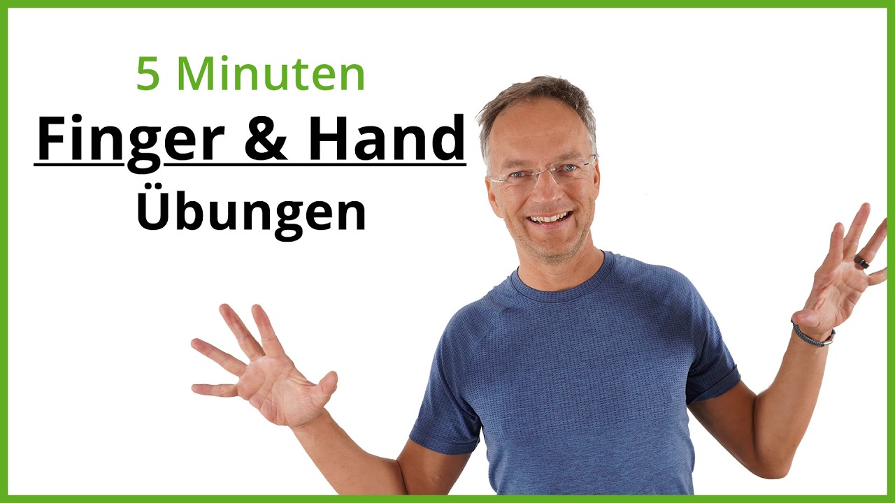Die 5 BESTEN &Uuml;bungen gegen Steifheit in FINGERN und H&Auml;NDEN