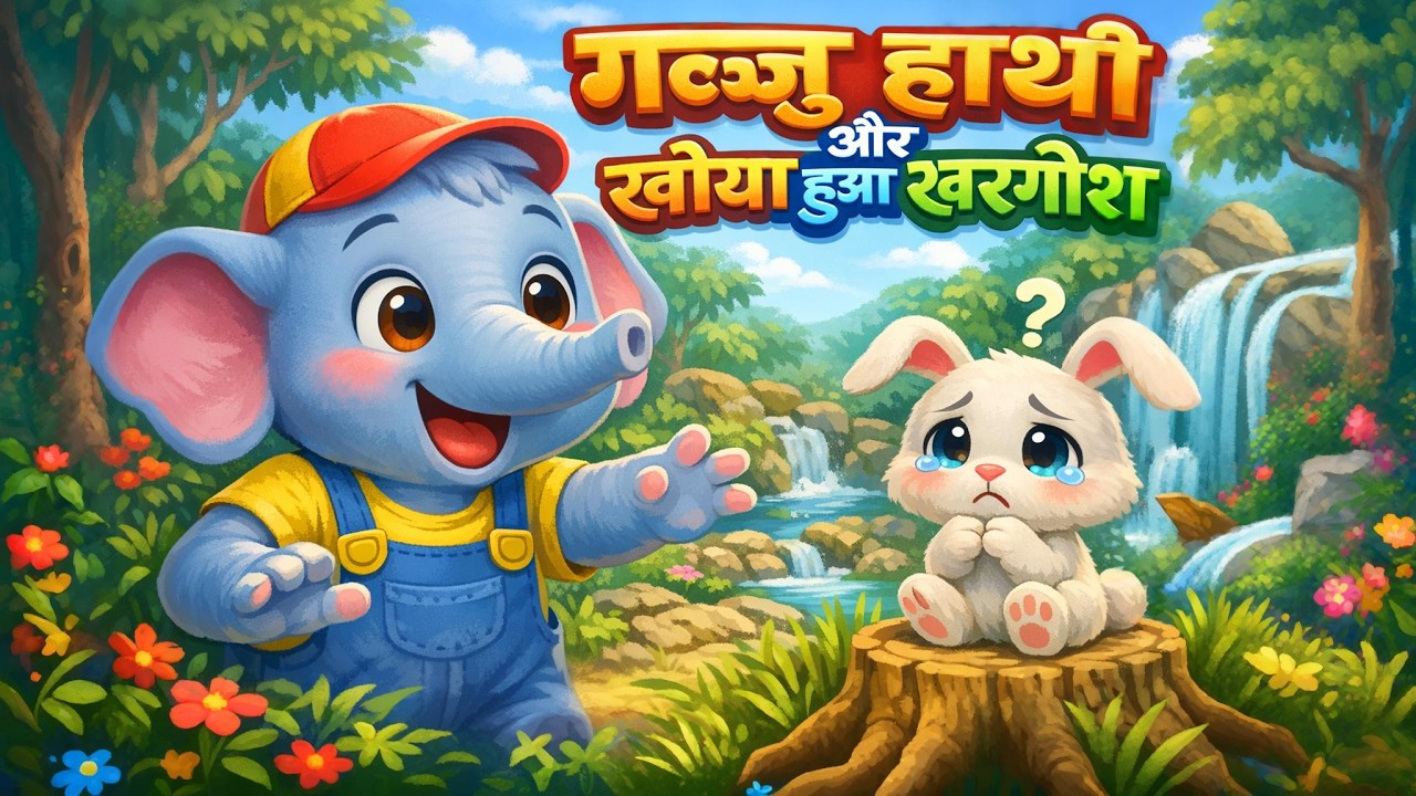 Gajju Haathi Aur Khoya Hua Baccha 🐘💛 | Dil Chhoo Lene Wali Bachchon Ki Kahani | Hindi Moral Story