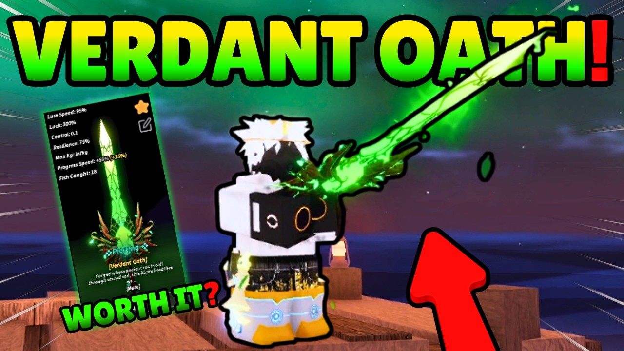 Obtaining NEW VERDANT OATH Rod in Fisch! (WORTH IT?)