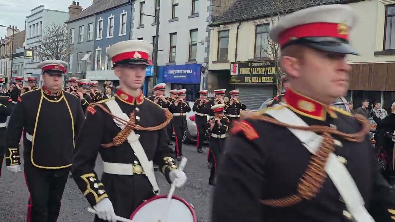 The Royal British Legion Kilkeel Branch  Remembrance Return Parade 9th November 2025