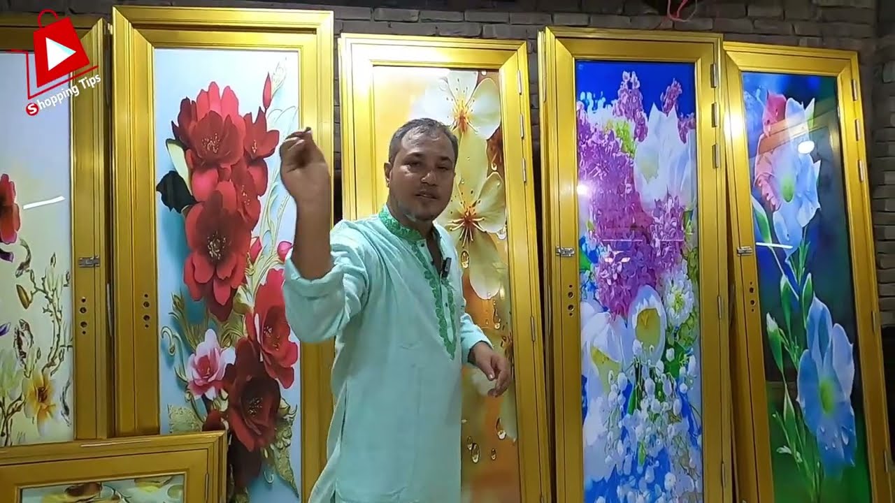 কারখানা থেকে🔥ডাবল টেম্পার অ্যালুমিনিয়াম গ্লাস ডোর। aluminium double tempered glass door