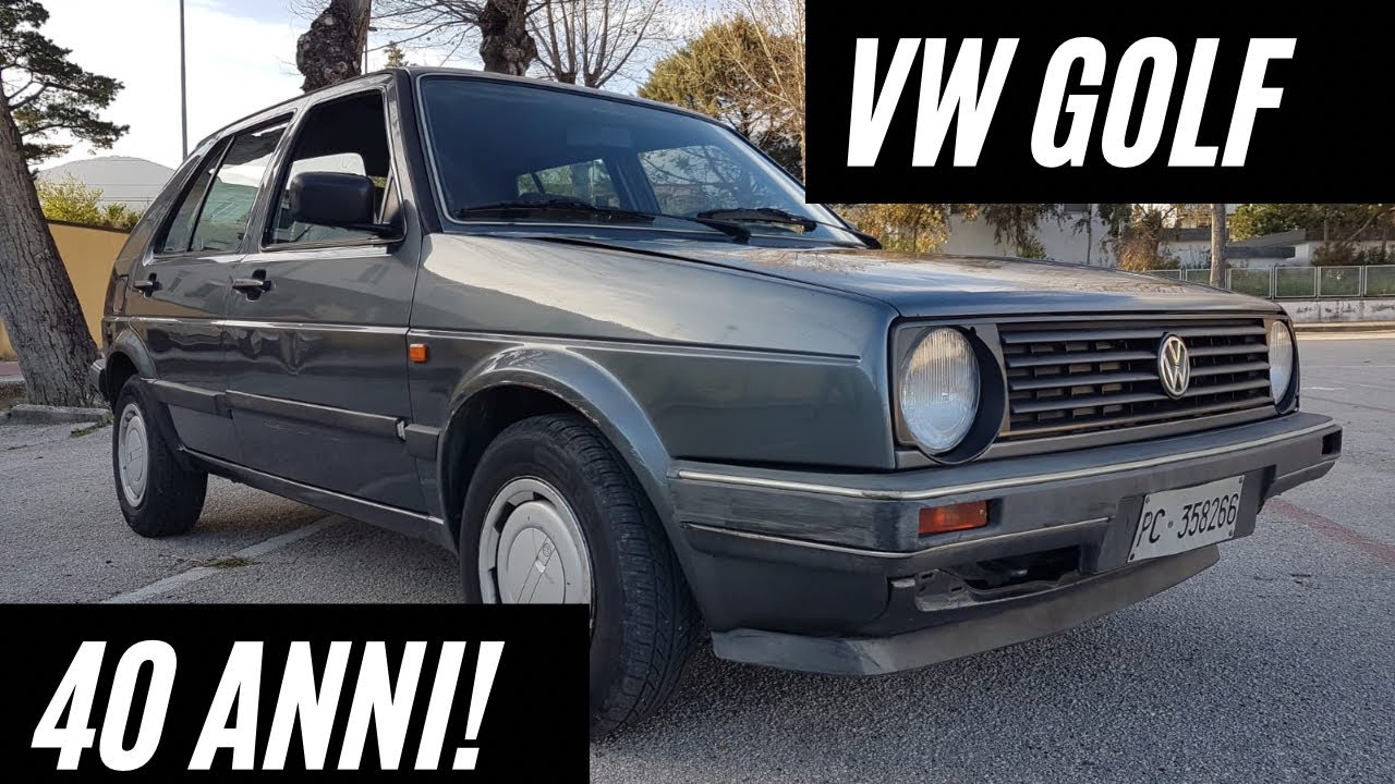 40 anni di Golf - VW Golf GL MK2 del 1988!
