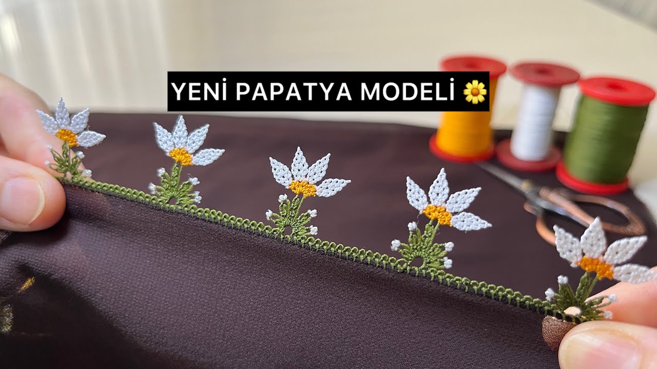 4/ Papatya Modeli İğne Oyası 🌼 | Detaylı Anlatım