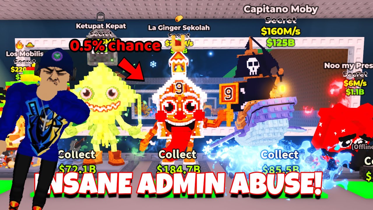 [😱] I STOLE INSANE SECRETS During ADMIN ABUSE... 🔥 (Steal A Brainrot)