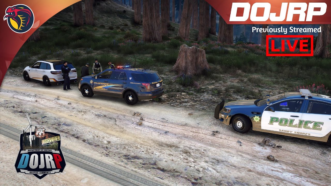 DOJRP LEO on Patrol Live | Right Place Right Time in Paleto and Sandy (Streamed 8/26/22)