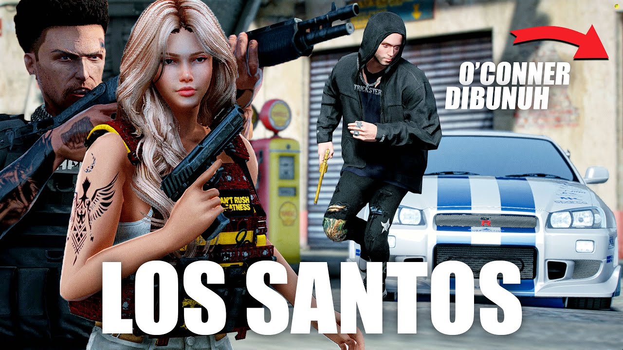 PERJALANAN PULANG MENUJU LOS SANTOS BERSAMA SKYLINE LEGENDARIS KEI O'CONNER !! GTA 5 ROLEPLAY