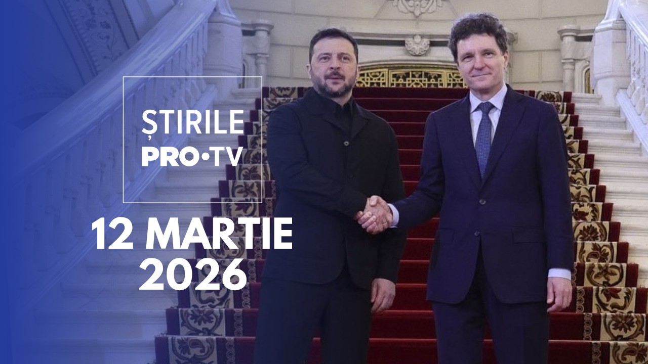 Știrile PRO TV - 12 Martie 2026 | Volodimir Zelenski, vizită oficială în România