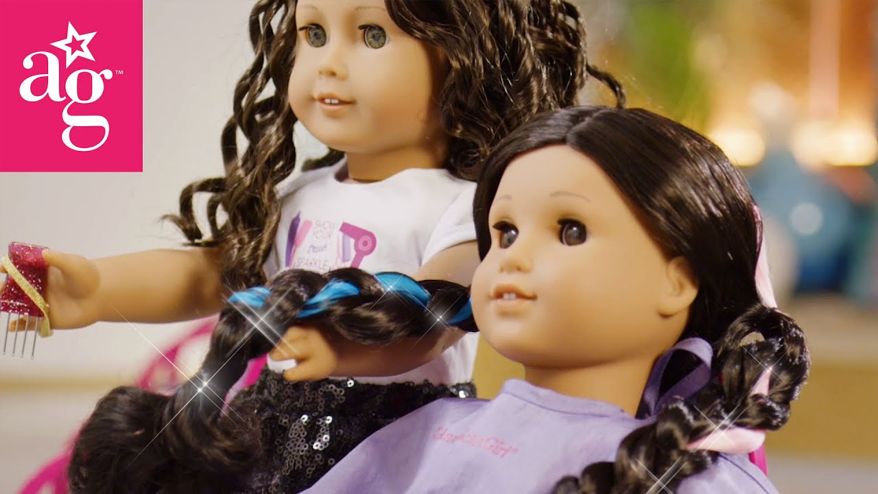 Cotton Candy Hair and Nails for a Hawaiian Vacay! | Dolled Up With American Girl | @AmericanGirl