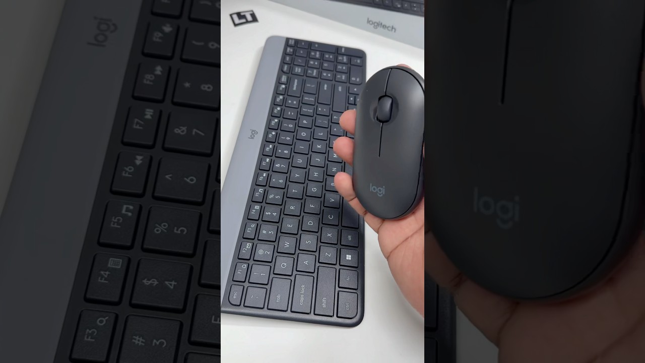 Logitec MK470 Slim Wireless Keyboard and Mouse Combo unboxing