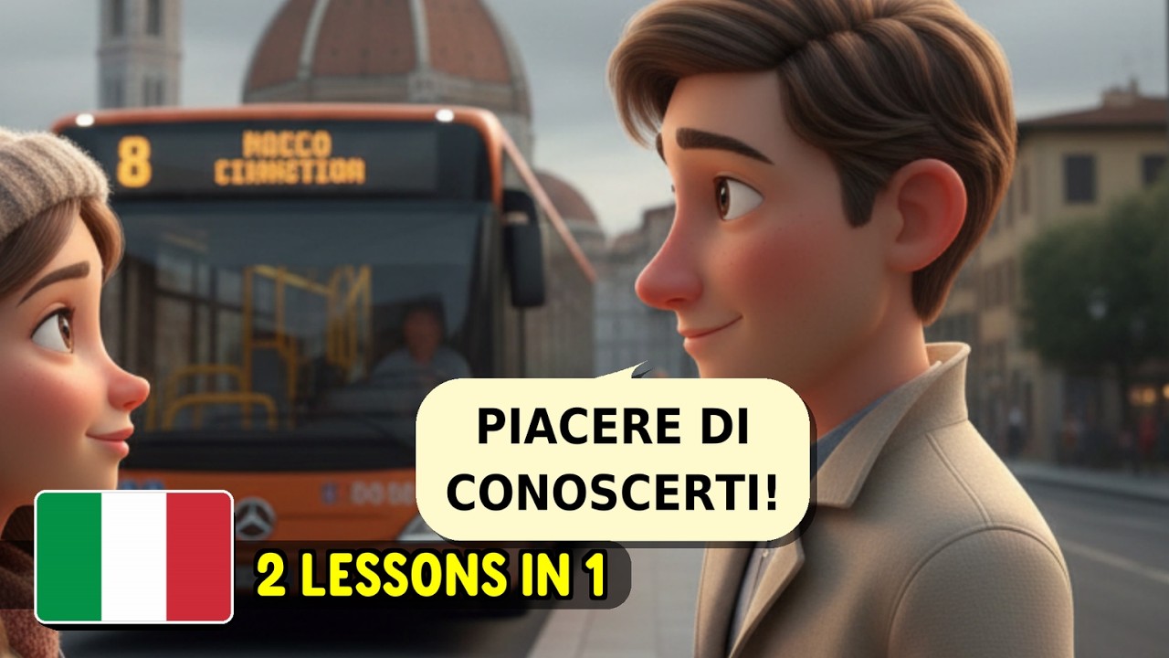 Italiano per principianti 🇮🇹 Un incontro casuale! (Livello A1 - Nuovi Arrivi)