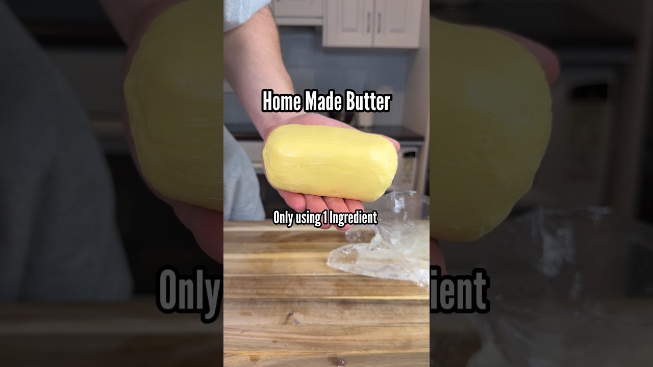 This is how they make butter- The first ingredient will shock you