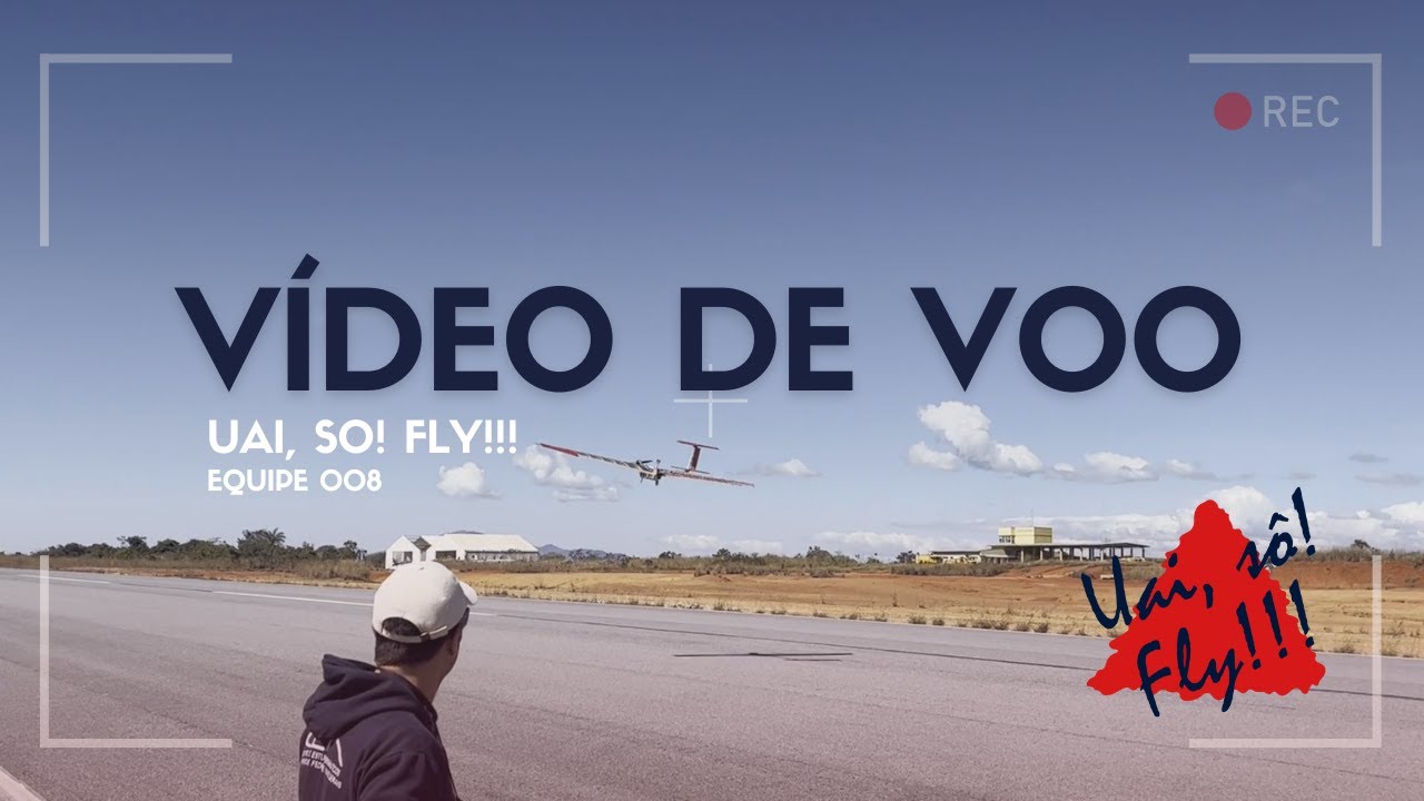 Vídeo de Voo ‐ Uai, sô! Fly!!! - #008 - 2025 SAE Brasil Aerodesign
