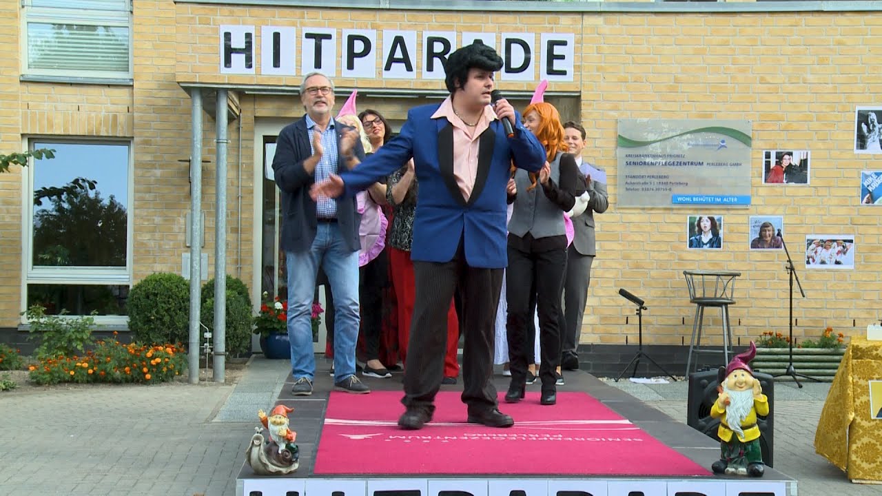 Sommerfest und Hitparade 2019 im Seniorenpflegezentrum in Perleberg