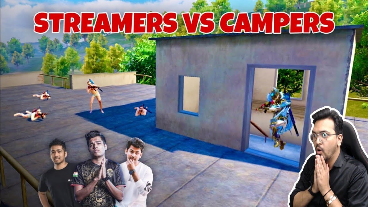YOUTUBERS CRY MOMENTS BCZ of CAMPERS  🤬 | FT. @JONATHAN GAMING @LoLzZz Gaming  | PUBGM | BGMI