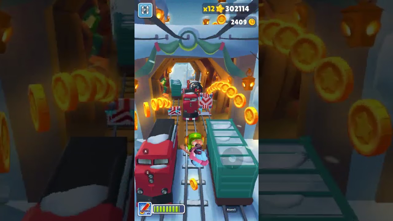 hammy dee subway surfers north pole 1 HOUR gameplay NO CONTINUE