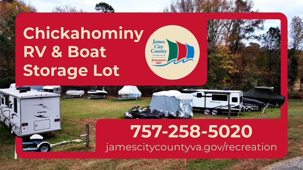 RV & Boat Storage Lot at Chickahominy Riverfront Park