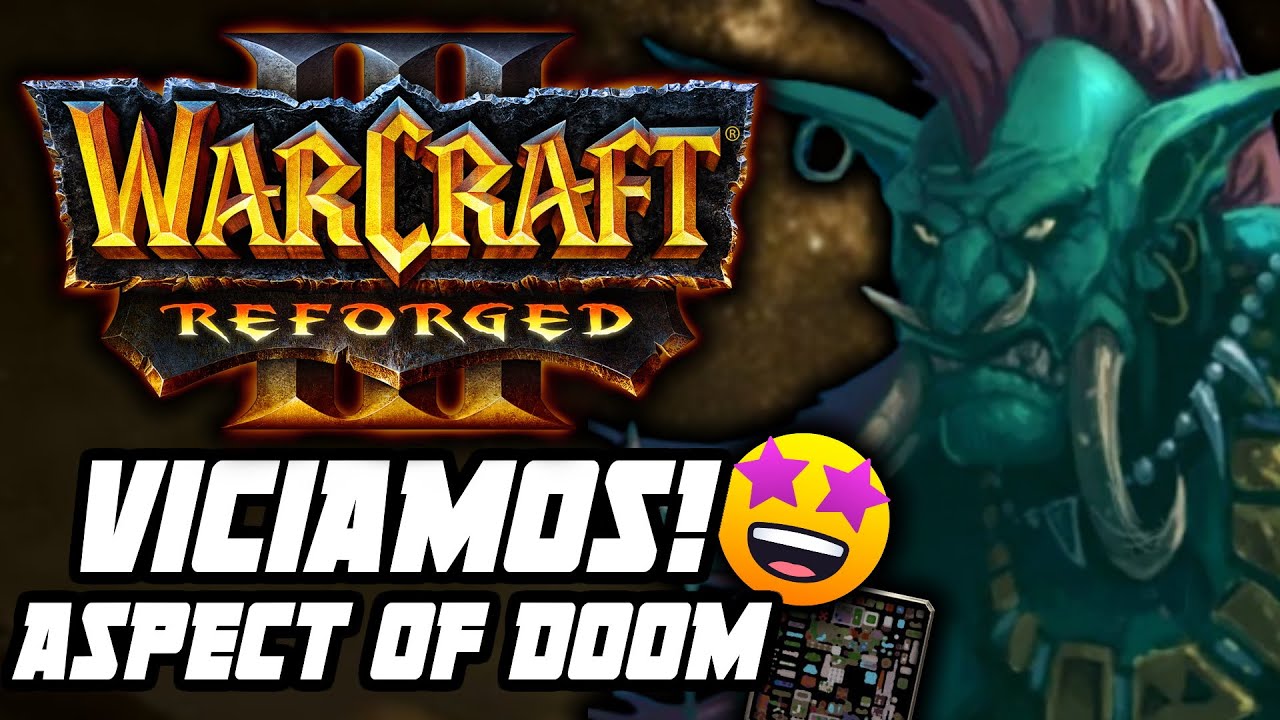 WARCRAFT 3 REFORGED: NOVO RPG VICIANTE?! Aspect of Doom; WC3 remaster gameplay em português PT-BR