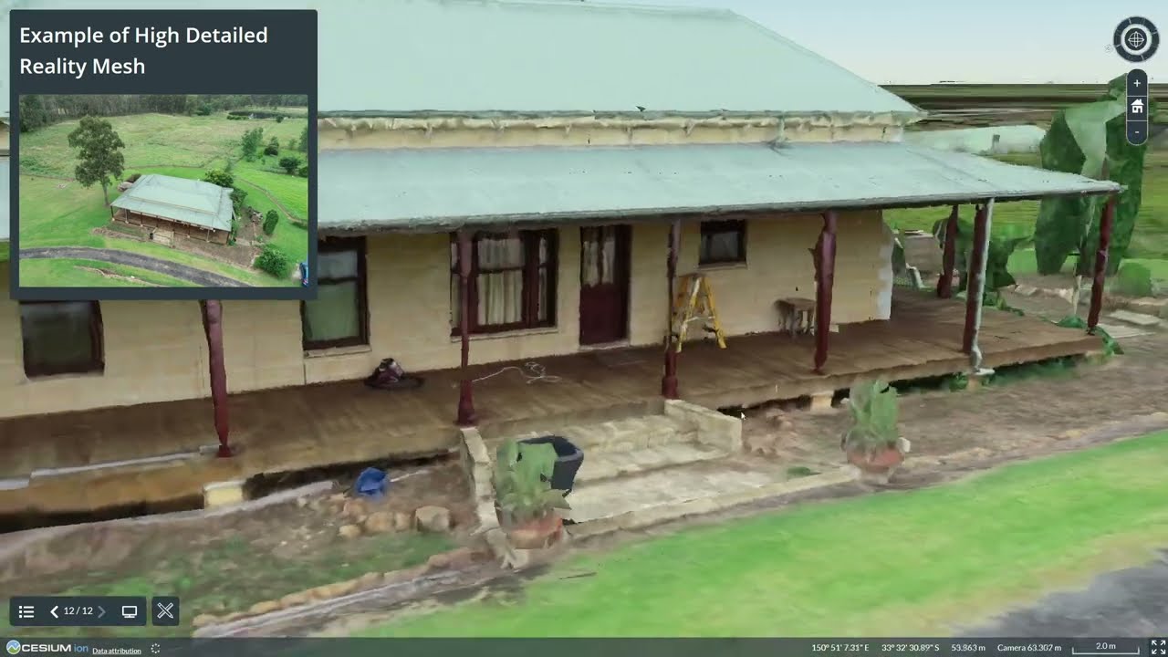 Interactive 3D Presentations - Different types of Geospatial Data