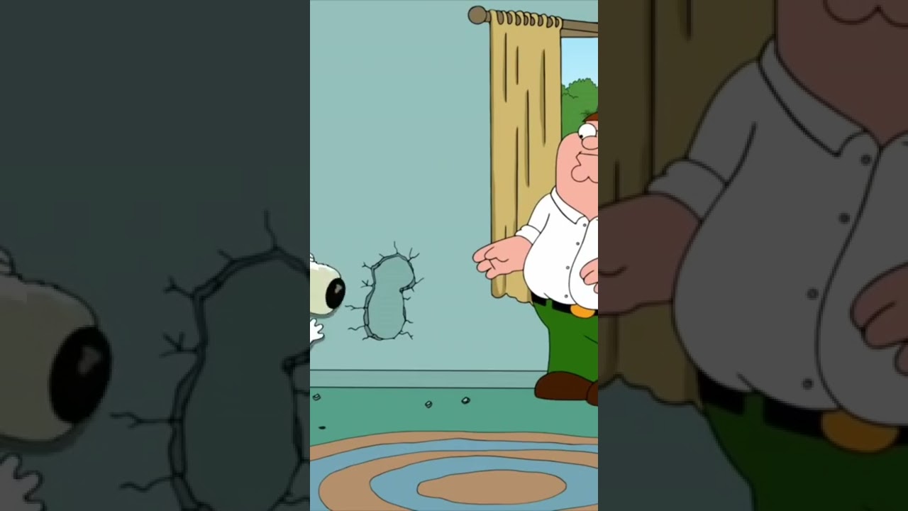Family Guy Brian Gets Sprayed by a Skunk - #Shorts