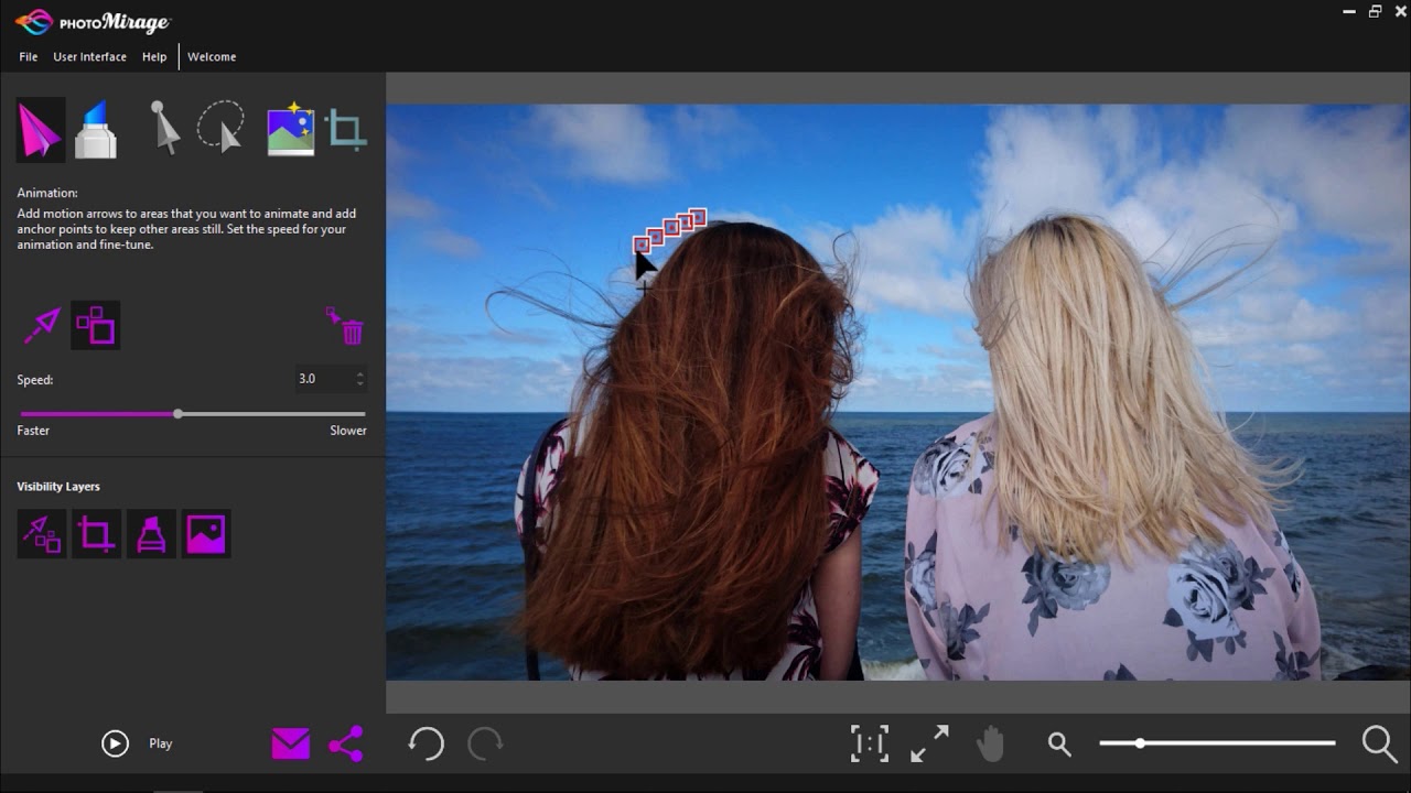 How to Make a Back and Forth Animation in PhotoMirage