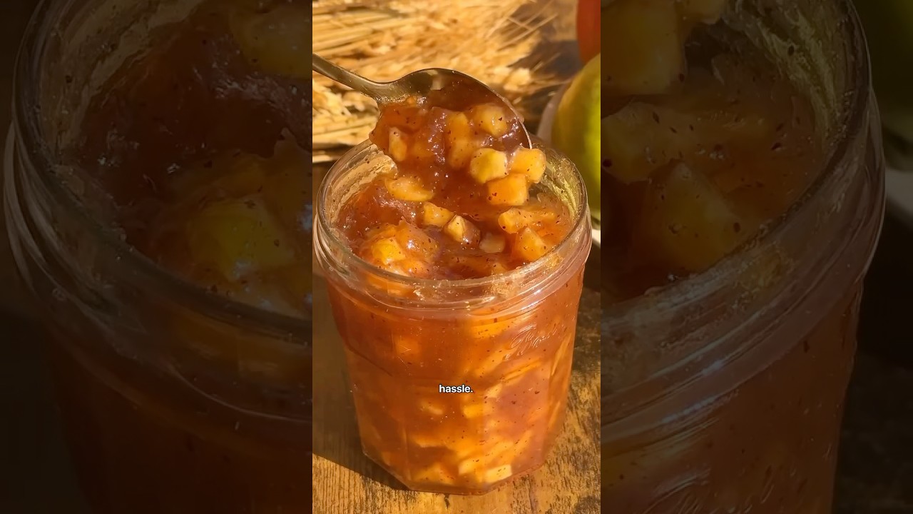 When I want apple pie but it&rsquo;s 8AM 👀 #recipe #applepie #jam #foodshorts #shortsviral #shortsfeed