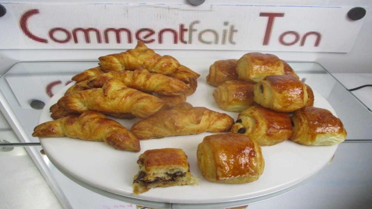 Comment faire des mini croissants et mini pains au chocolat?