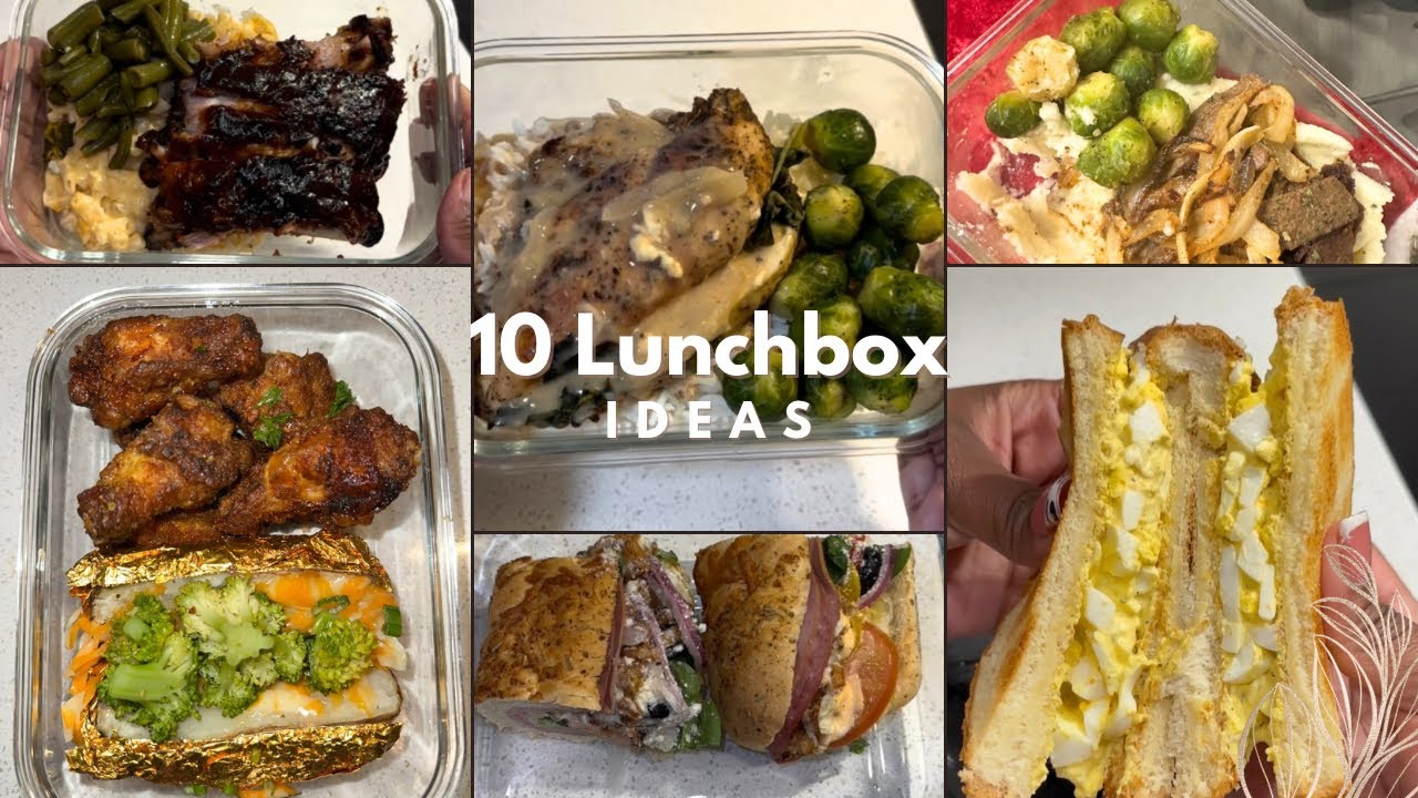 10 Easy 15 minute lunches to pack for work