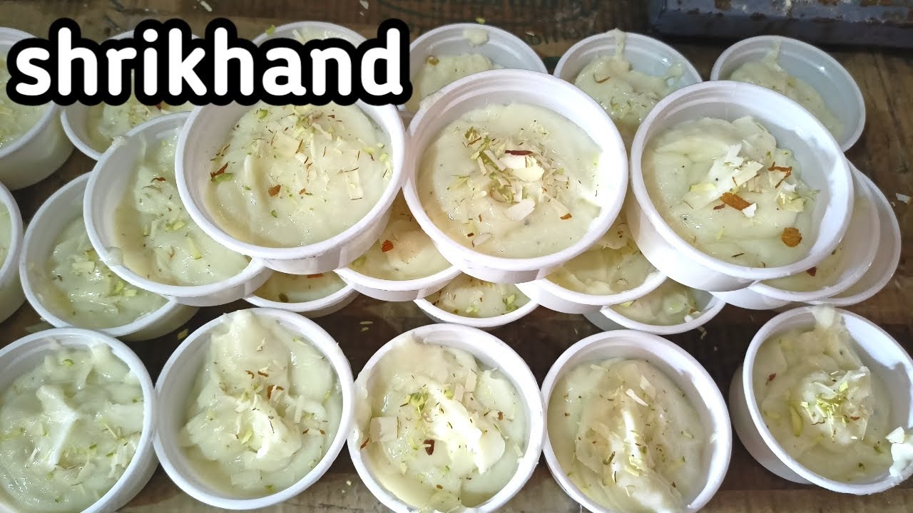 How to make shrikhand recipe|market jaisa shrikhand recipe|shrikhand banane ki vidhi@mukesh halvai