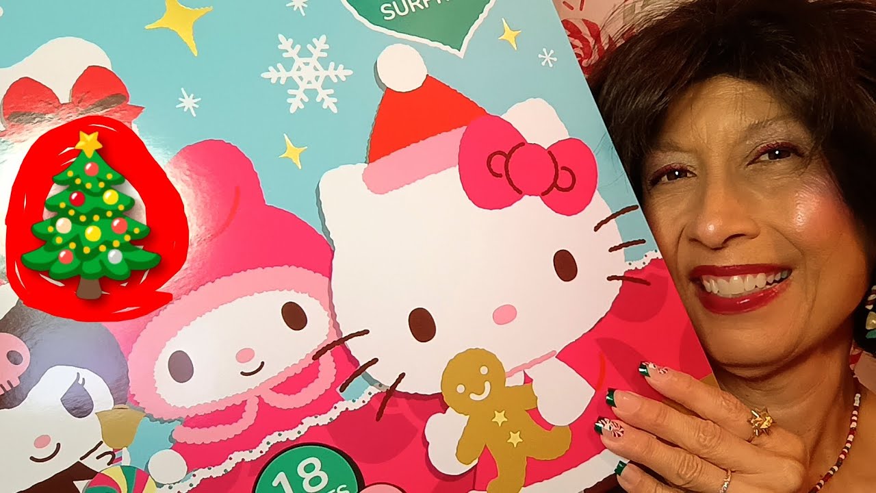 ASMR 🎄🎁 АДВЕНТ-КАЛЕНДАРЬ Hello Kitty и его друзей на 2025 год от @benjaminharris2132