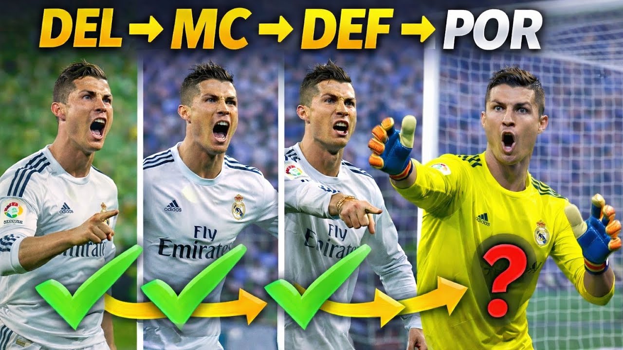 ¿Puede Cristiano Ronaldo ganar jugando en TODAS las posiciones?