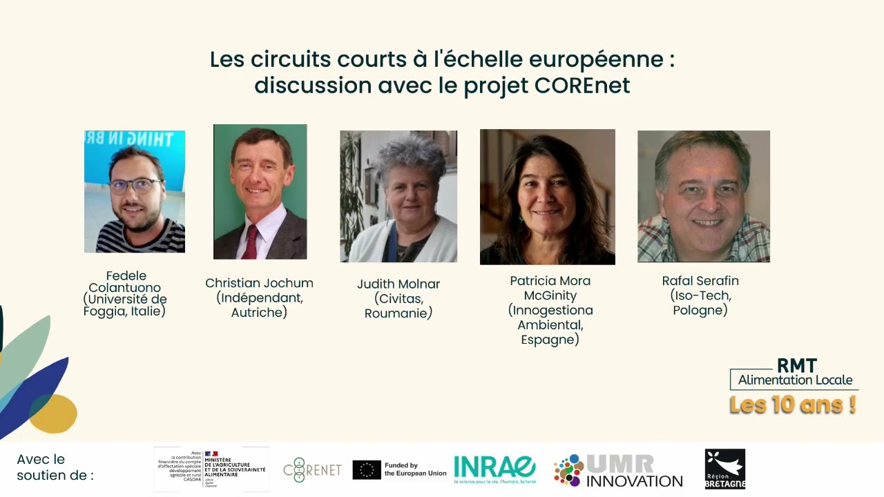 10 ans RMT Alimentation Locale - Jeudi 6 novembre - Les circuits courts à l'échelle européenne