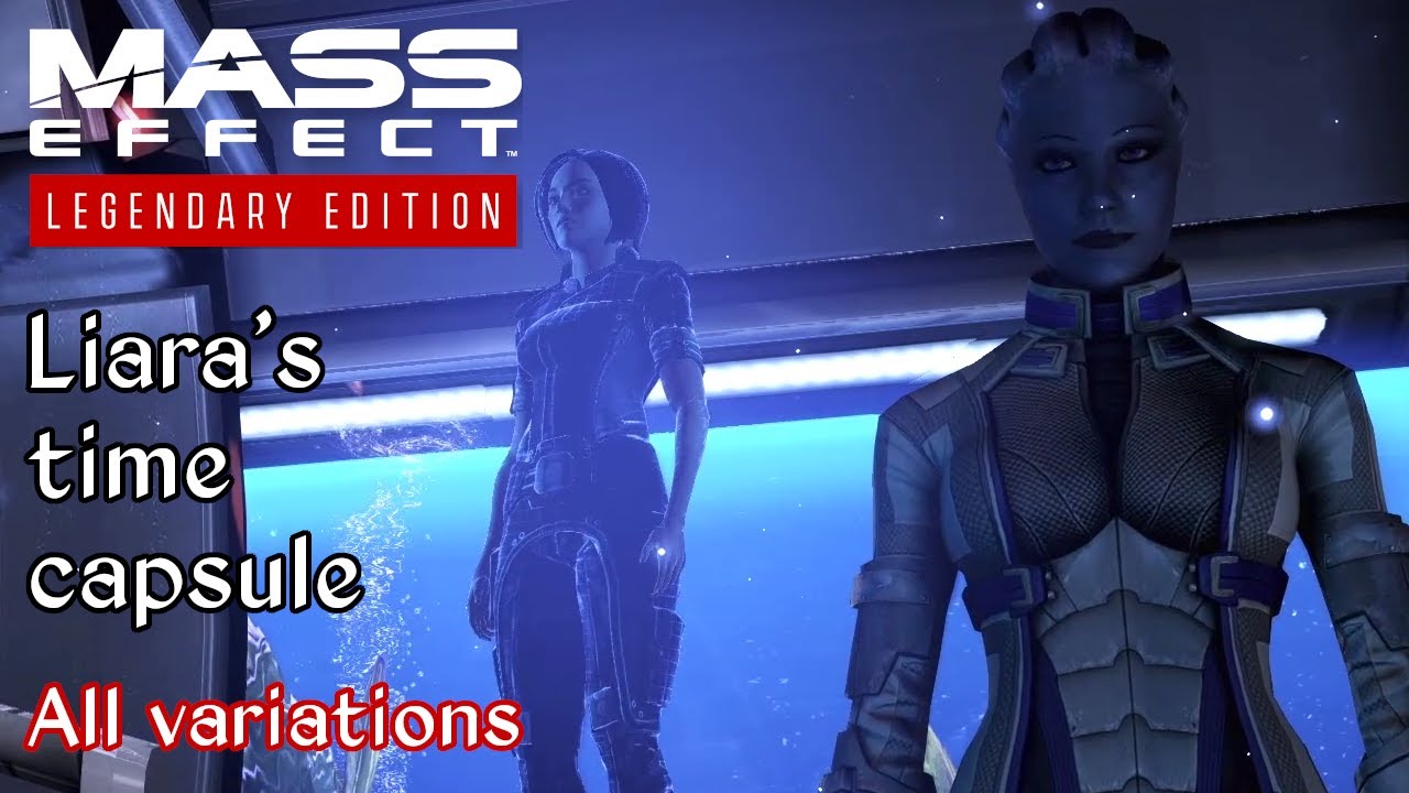 Mass Effect 3 - Liara's time capsule - All variations
