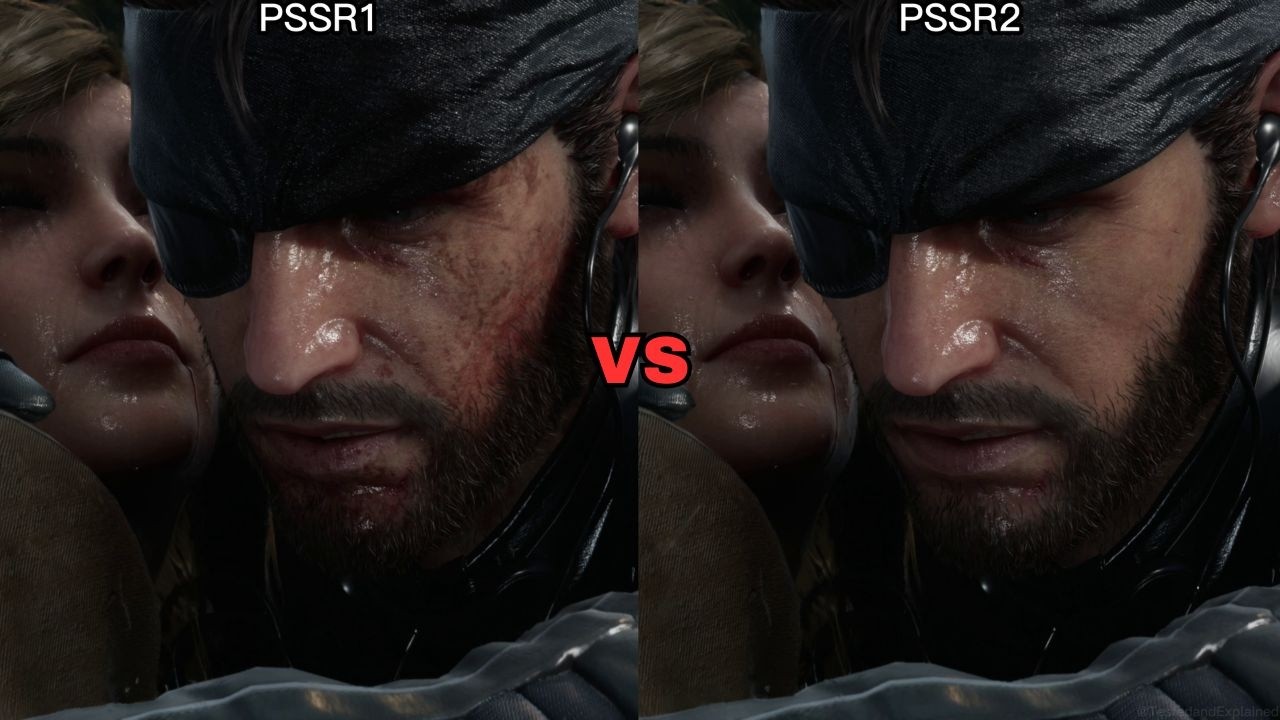 Metal Gear Solid Delta: PSSR1 vs PSSR2 on PS5 Pro