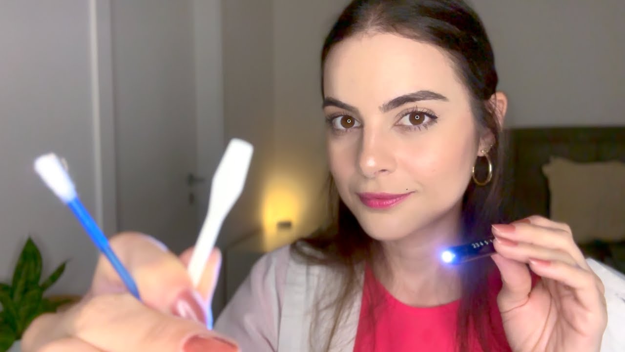 ASMR Dermatologista COMPLETO | Exame de Pele, Couro Cabeludo, Tratamento e Sons em Camadas