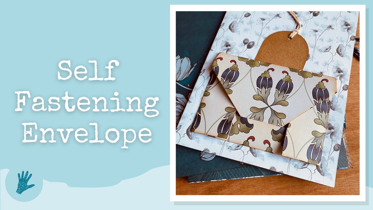 SELF FASTENING ENVELOPE - Junk Journal Tutorial - Junk Journal Pocket Inspiration