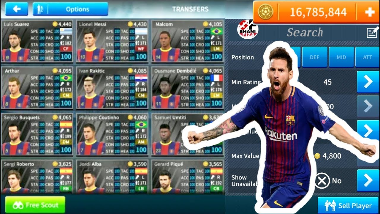 How To get FC Barcelona Team 2018-19 ● All Players 100 ● Dream League Soccer 2019 - NEW UPDATE